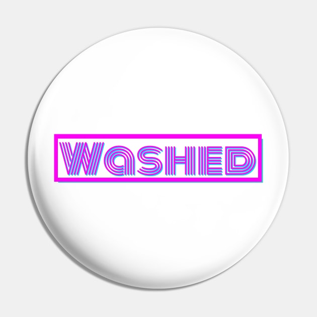 Washed Box Logo Pin by Washed Merch