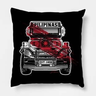 Pinoy Shirt Vintage Jeepney Filipino Shirt Pillow