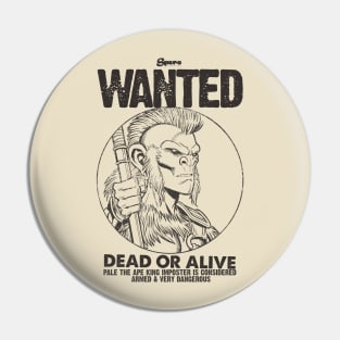 WANTED PALE POSTER Pin