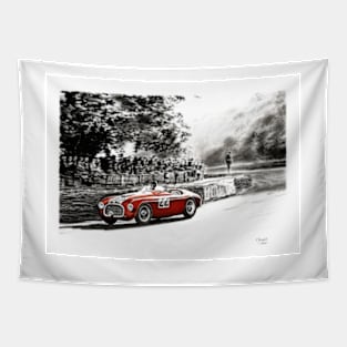 Ferrari 166 MM, Le Mans victory, Luigi Chinett Tapestry