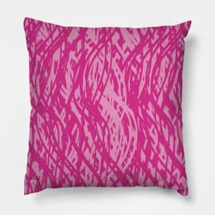 PINK ABSTRACT NETWOK CABLES Pillow