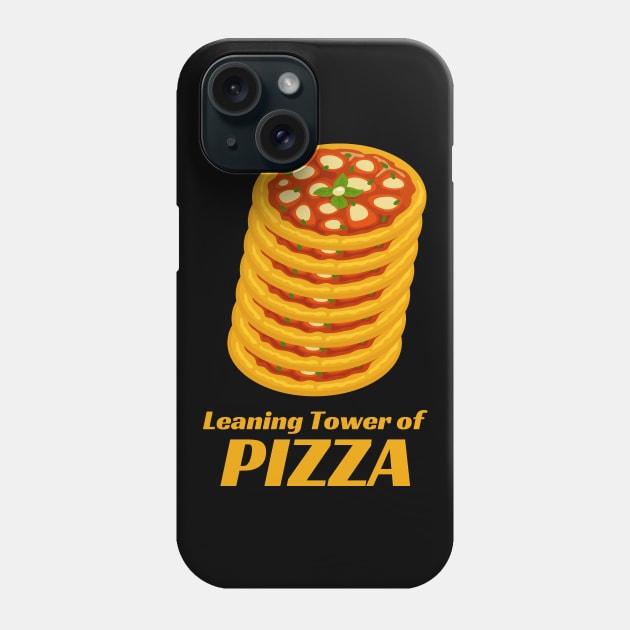 Leaning Tower of Pizza Phone Case by gemgemshop