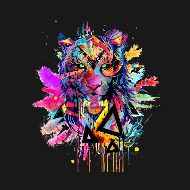 Colorful Lion by Dress Wild