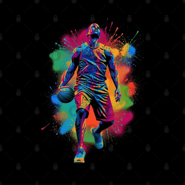 Basketball Player Illustration by TooplesArt