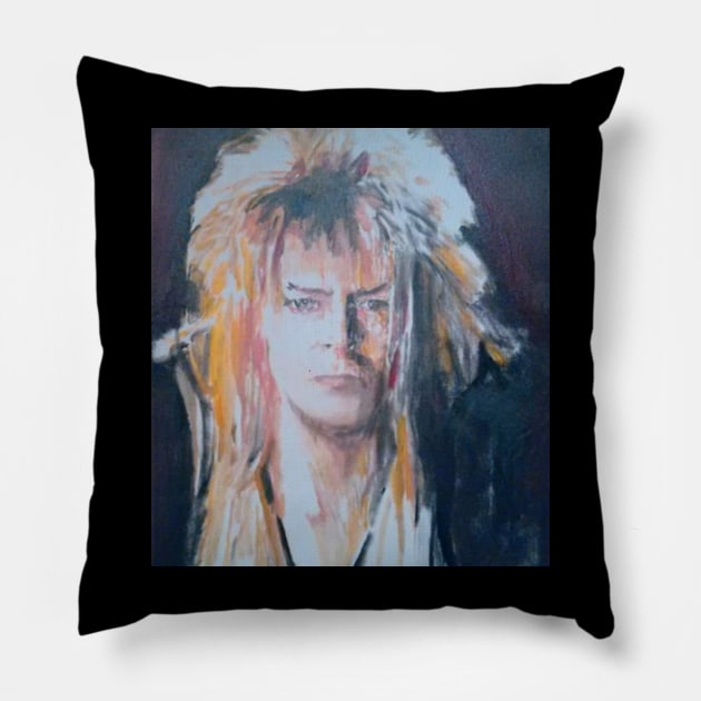 goblin king Pillow by Mike Nesloney Art