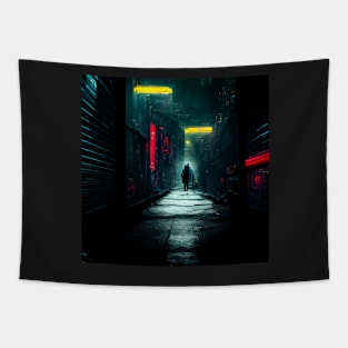 neon alley Tapestry