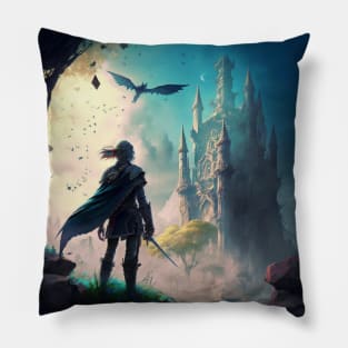 Fantasy Hero Pillow