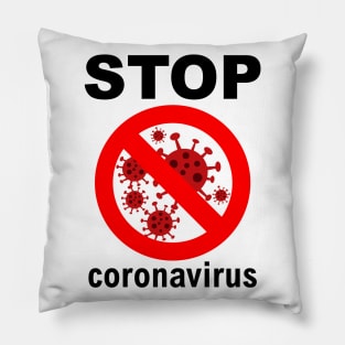 Stop Coronavirus Pillow