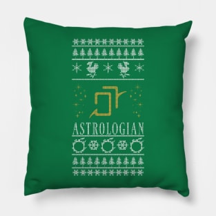 Final Fantasy XIV Astrologian Ugly Christmas Sweater Pillow