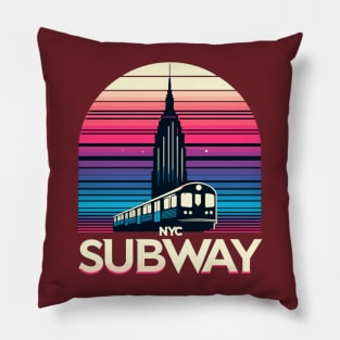 NYC Subway Pillow