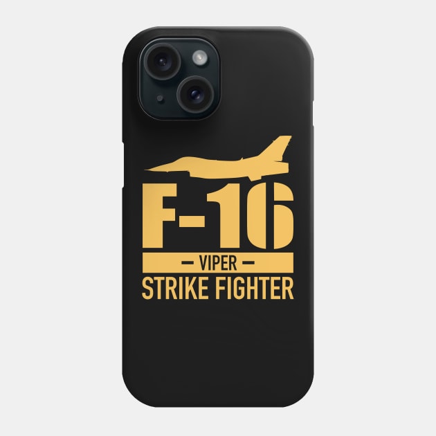 F-16 Viper - Strike fighter Phone Case by TCP