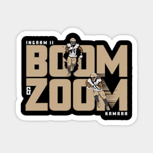 Alvin Kamara Mark Ingram Ii Boom And Zoom Magnet