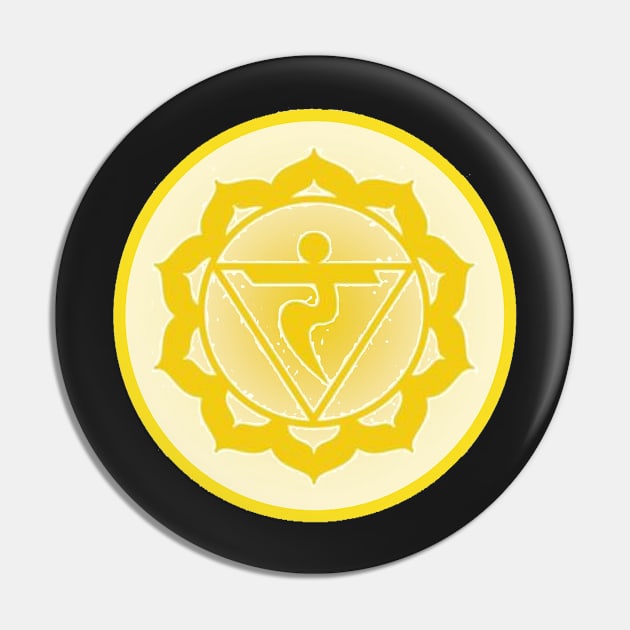 Willpower and confidence are mine Solar-Plexus Chakra- Light Green Pin by EarthSoul