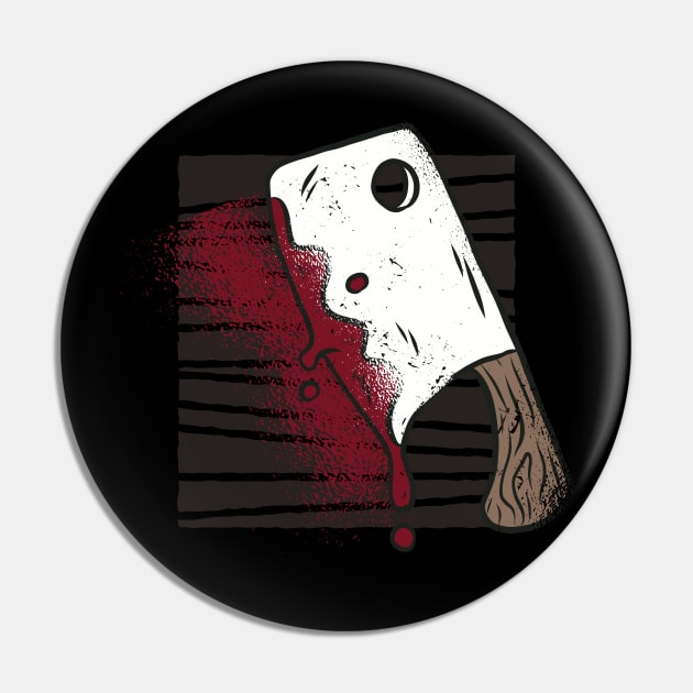 Bloody Axe Pin by rueckemashirt