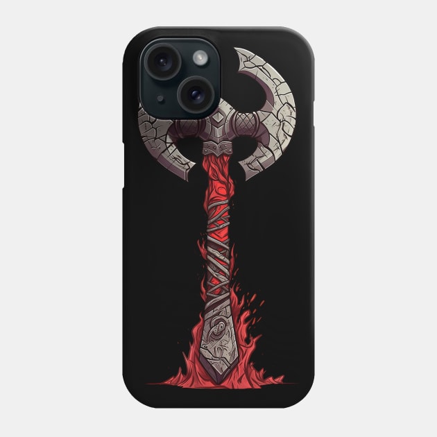 Old Viking Battle Axe Phone Case by DavidLoblaw