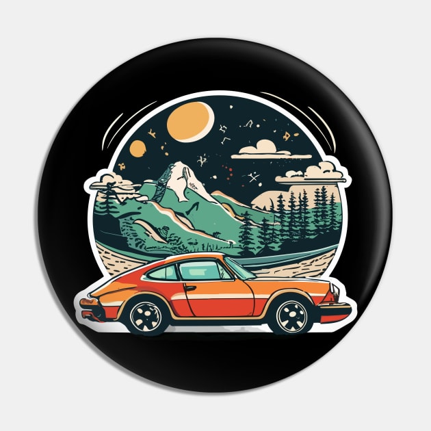 Porsche 911 | Vintage Car Pin by kknows