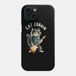 Cat Cobain Phone Case