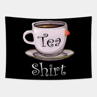 'Tea-Shirt' Witty Tea Lover Gift Tapestry