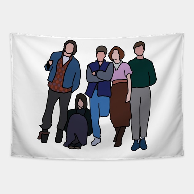 The Breakfast Club 2 Tapestry by Ahana Hilenz