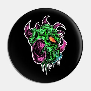 Severed Head Ted Pin