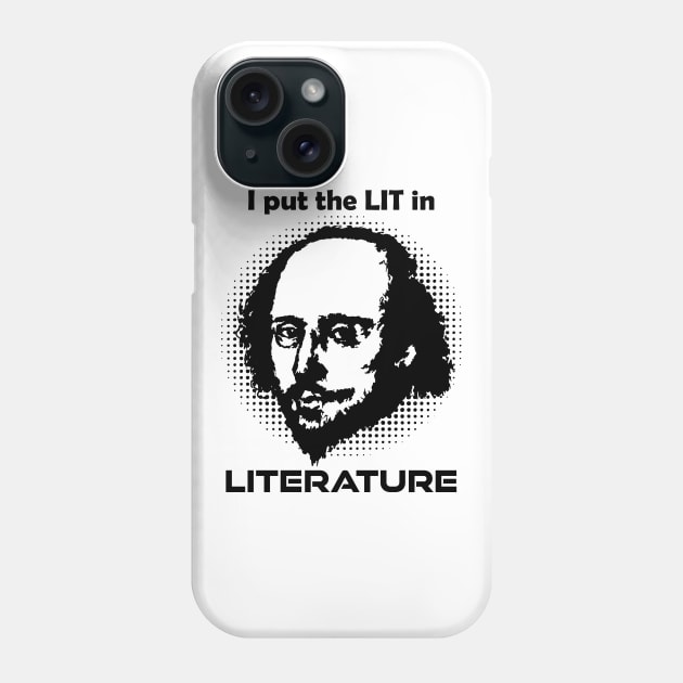 William Shakespeare Literature Phone Case by CrissWild