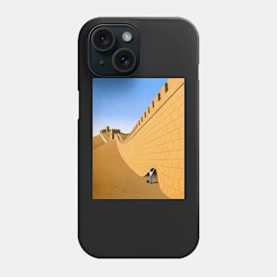 guy billout - Great Wall of China Phone Case