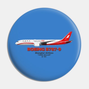 Boeing B787-9 - Shanghai Airlines "100th Aircraft" Pin