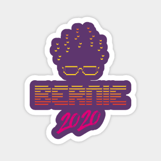 Bernie 2020 Vaporwave Style Magnet