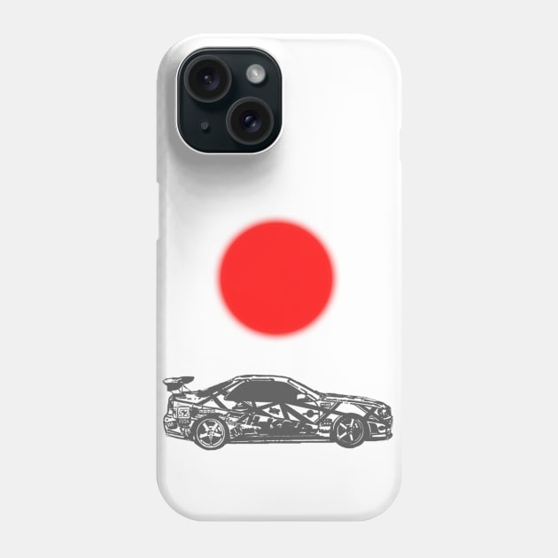 Japan Pride! R34 Phone Case by RodeoEmpire