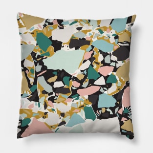 Mixed Modern Shapes / Maximalist Texture Pillow