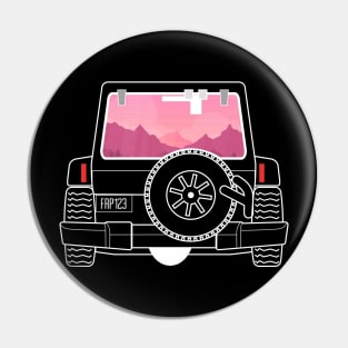 GO OFFROAD With Your Friends - Aesthetic Art Of Vehicle Pin