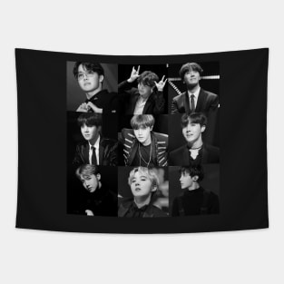 J Hope BTS Collage Tapestry