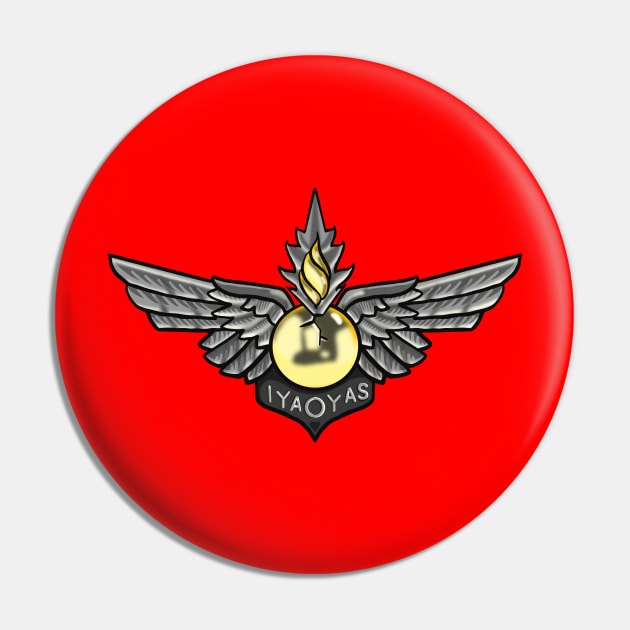 Combat Ordnance Wings Pin by RobKingIllustration