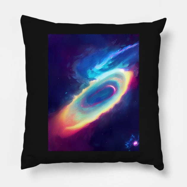 outer space Pillow by ComicsFactory