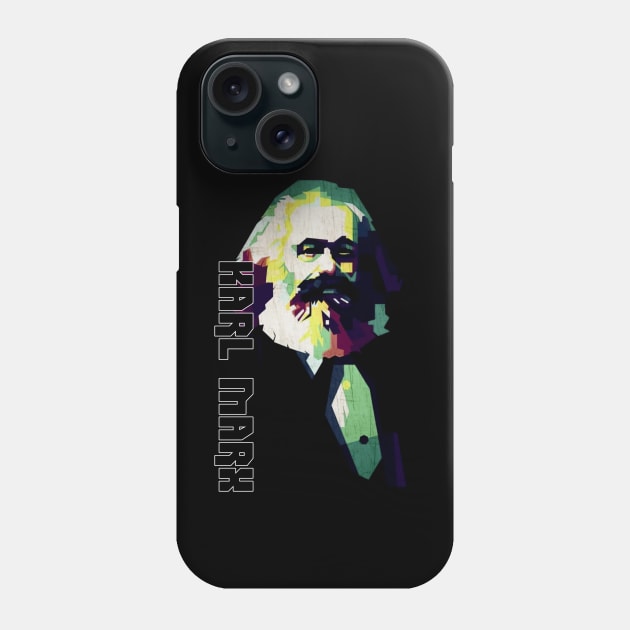 Karl Marx Phone Case by WPAP46