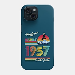 August 1957 Birthday Phone Case