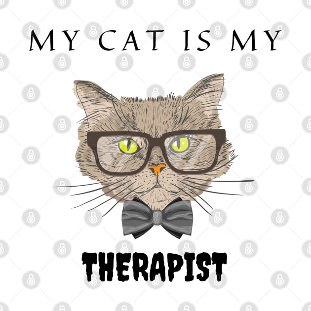 My Cat Is My Therapist by SYLPAT