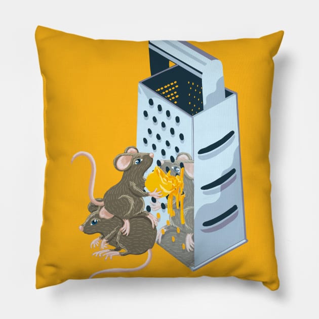 Grate Work! Pillow by BullShirtCo