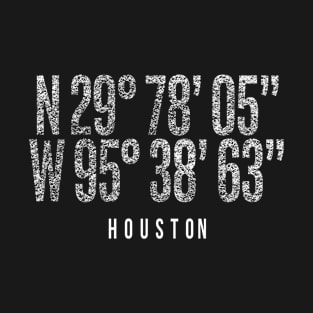 Houston US City Distressed Coordinate T-Shirt