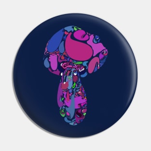 Mushroom Club Pin