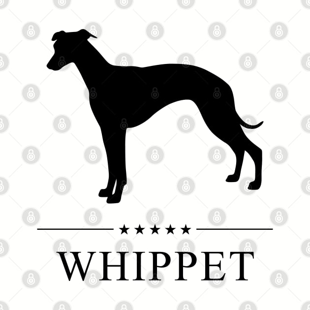 Whippet Black Silhouette by millersye