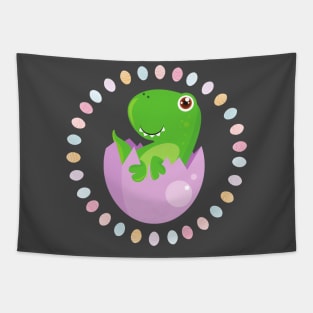 Dino Easter Kawaii Edition Tapestry