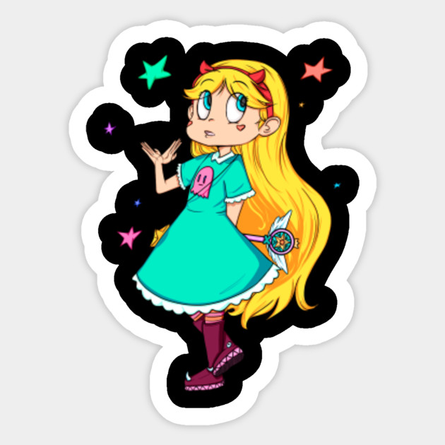 star butterfly star vs the forces of evil sticker teepublic