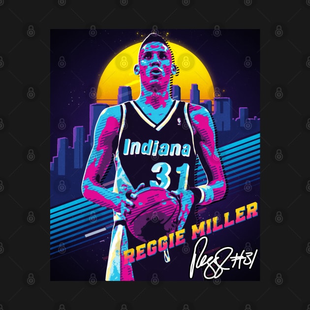 Reggie Miller Choke Sign Basketball Legend Signature Vintage Retro 80s 90s Bootleg Rap Style by CarDE