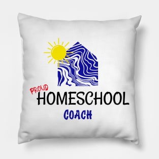 Proud Homeschool Coach Pillow