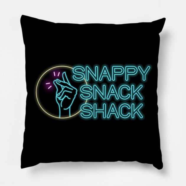 Snappy Snack Shack Pillow by Totally Major