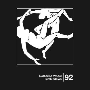 Catherine Wheel / Minimal Style Graphic Artwork T-Shirt