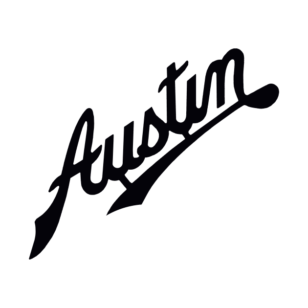 Classic Austin car logo by Random Railways