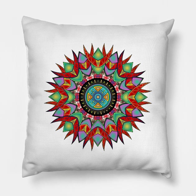 Star Mandalas 123 (Style:50) Pillow by luminousstore