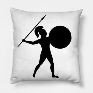 Hoplite in action Pillow